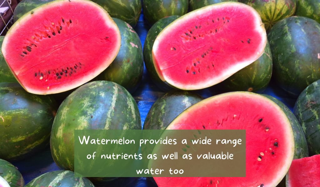 wedges of watermelon