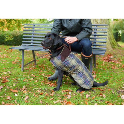 barbour tartan dog jacket