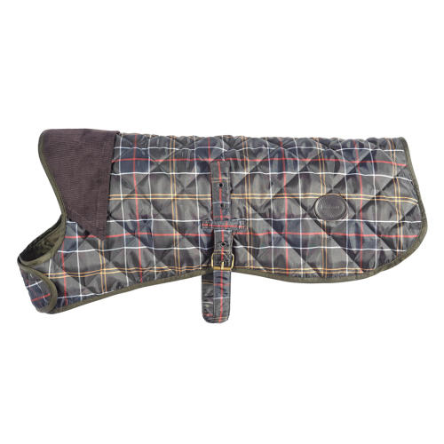 barbour tartan dog coat