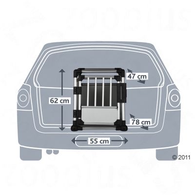 TRIXIE ALUMINIUM DOG CRATE 3 Trixie Aluminium Dog Crate