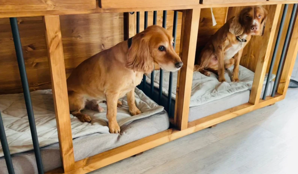 Luxury Indoor Dog Crate/Den from Hatties by Jack