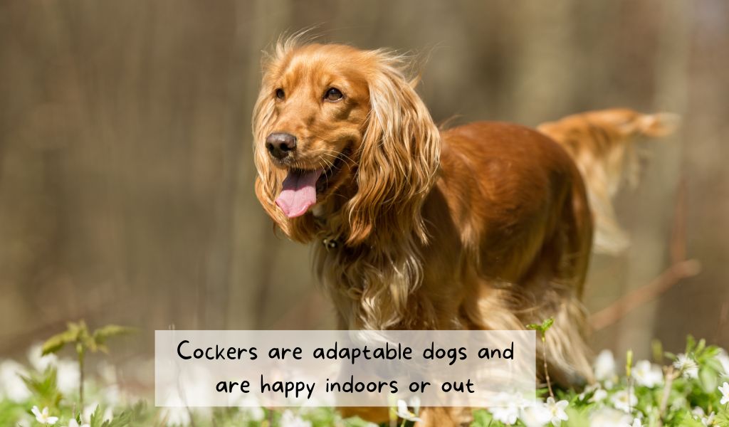 Are cocker spaniels indoor or outdoor dogs?