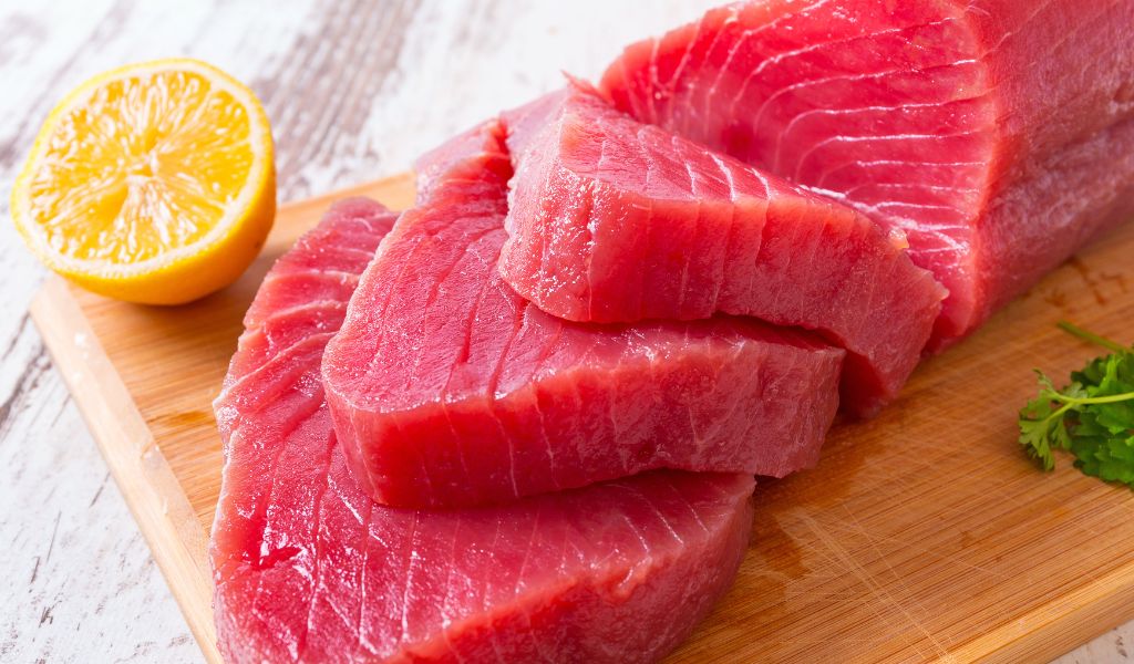 Is fresh tuna safe for dogs?