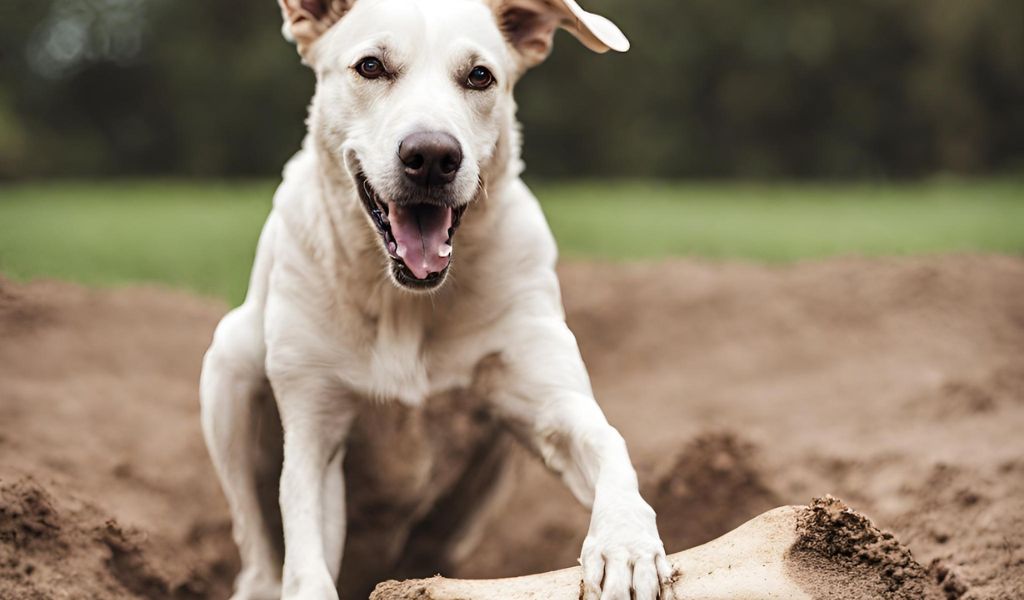 Do dogs remember where they bury things?