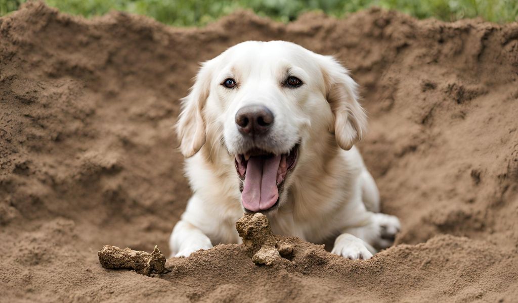 Do dogs remember where they bury things?