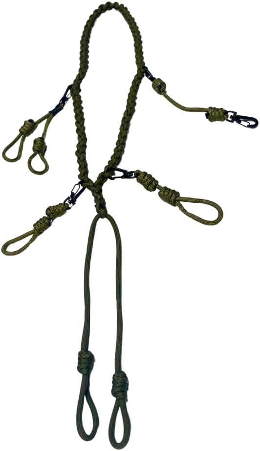 Ultimate Round Braided Call Lanyard Four Double...