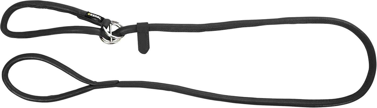 Kerbl Pet Round Leather Slip Leash Roma 170cm,...