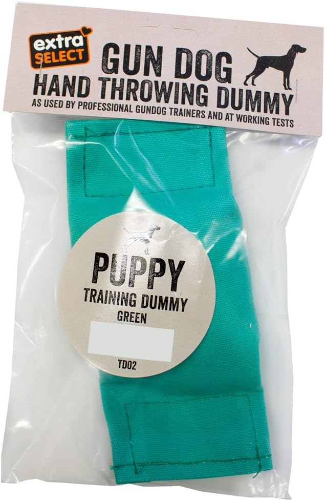 Extra Select Gun Dog Training Dummy Puppy, Green
