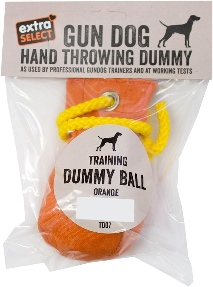 Extra Select Gun Dog Training Dummy Ball, Orange