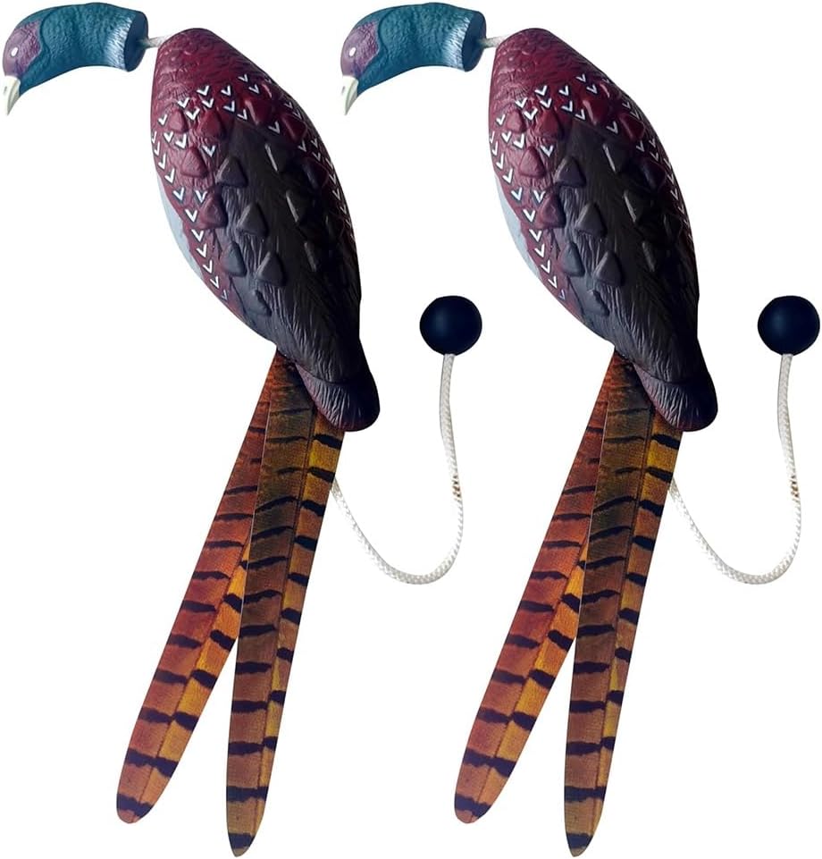 Fowecry 2 Pcs Pheasant Dummy Bumper Toy for...