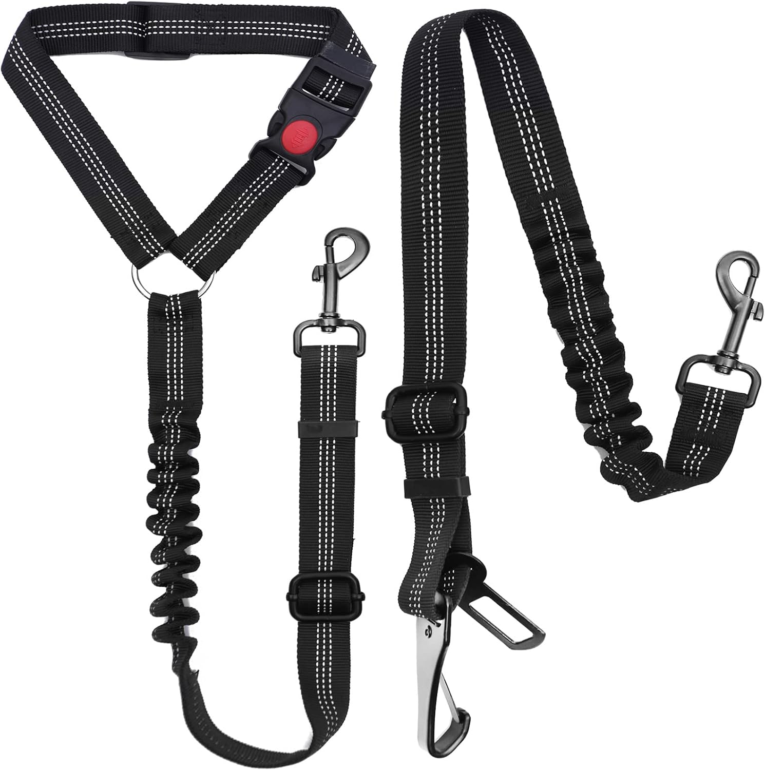 Junreox 2 Packs Dog Seat Belt, 3rd Generation Dog…