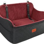 Dog Booster Car Seat for Medium Dogs,Two Clip-On…