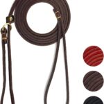 Guiding Star Leather Slip Lead Dog Leash for Small…