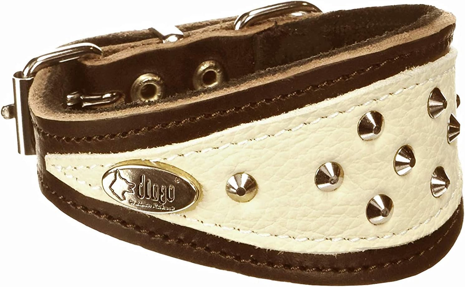 Dingo Soft Leather Collar for Whippet and Gun Dog...