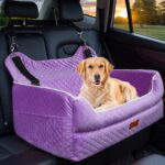 Dog Car Seat for Large/Medium Dogs – Memory Foam…