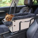Center Console Dog Car Seat for Small Dogs,PU…