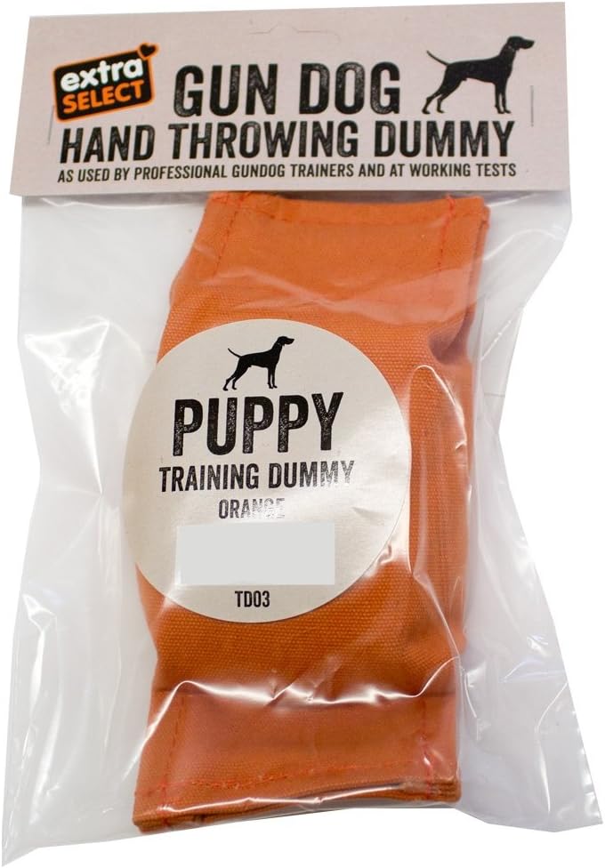 Extra Select Gun Dog Training Dummy Puppy, Orange