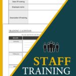 Staff Training Log Book: Employee training record,…