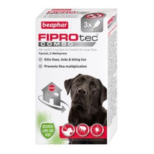 beaphar FIPROtec® COMBO Flea & Tick Spot-On for Dogs - L (20-40kg) | zooplus.co.uk