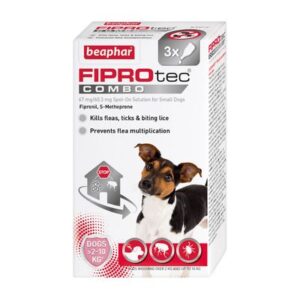 beaphar FIPROtec® COMBO Flea & Tick Spot-On for Dogs - S (2-10kg) | zooplus.co.uk