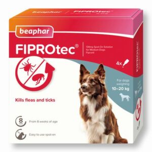 beaphar FIPROtec® Flea & Tick Spot-on For Dogs - M (10-20kg) | zooplus.co.uk