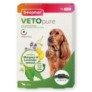 beaphar VETOpure Plant-Based Protection Flea Collar for Dogs | zooplus.co.uk
