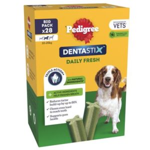 Pedigree Dentastix Fresh - Daily Oral Care for Medium Dogs (10-25kg) | zooplus.co.uk