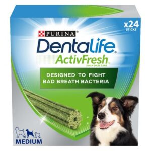 Purina Dentalife ActivFresh Daily Dental Care Snacks for Medium Breed Dogs | zooplus.co.uk
