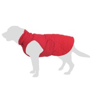 Quilted Dog Coat - Red | zooplus.co.uk