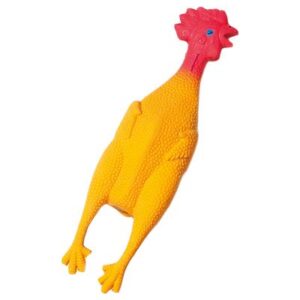 Rubber Chicken Dog Toy | zooplus.co.uk