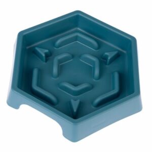 TIAKI Hexagon Slow Feeder - Blue | zooplus.co.uk