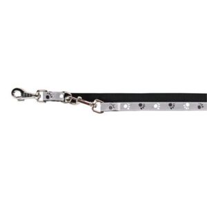 Trixie Reflective Paws Dog Lead - Silver | zooplus.co.uk