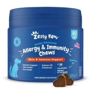 Zesty Paws Senior Allergy & Immunity Skin & Immune Support - Salmon | zooplus.co.uk