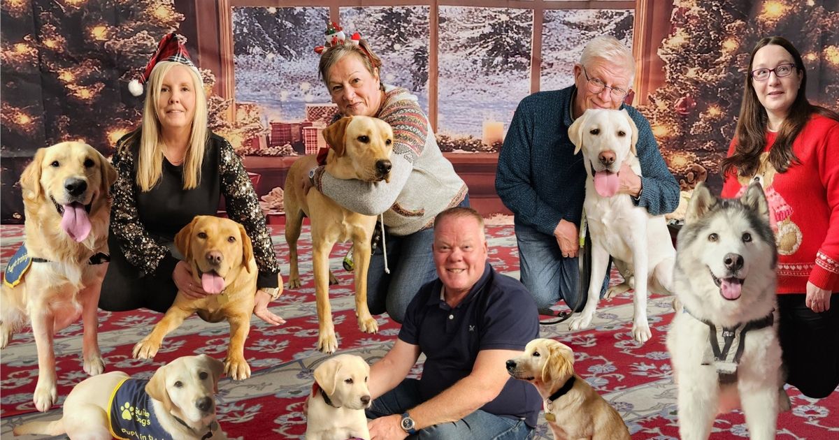 Guide Dog Puppies celebrated at Lothlorien Dog Services in Linlithgow