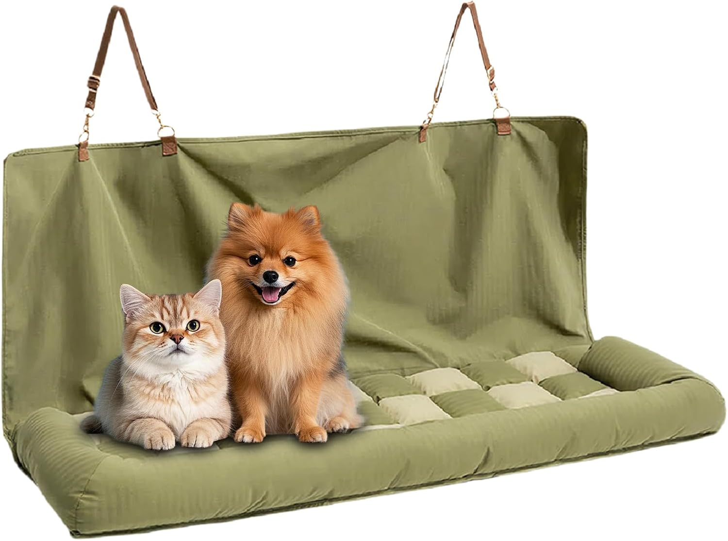 Dog Car Back Seat Protector | Foldable Puppy...