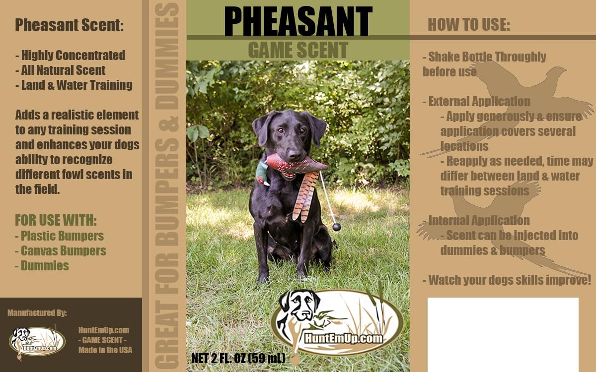 Ultimate Pheasant Dog Training Scent - Pheasant... 5 Ultimate Pheasant Dog Training Scent - Pheasant...