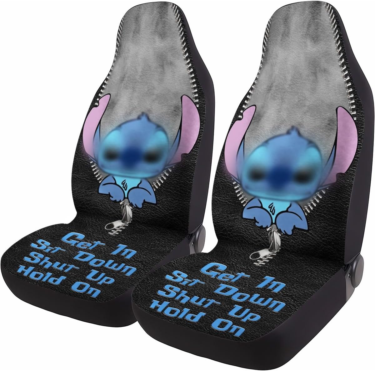 Cartoon Character 2 Front Car Seat Covers for Car...