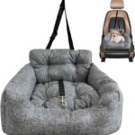 Dog Bed for Car – Foldable Waterproof Breathable…