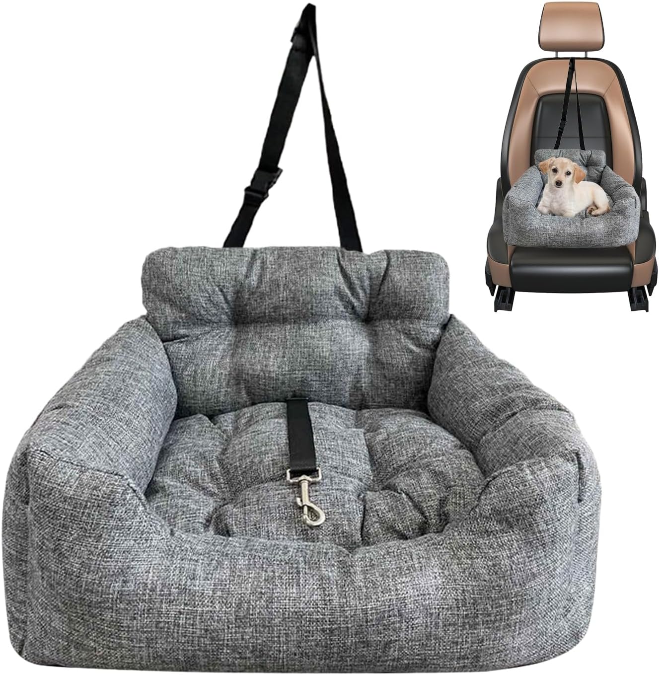 Dog Bed for Car - Foldable Waterproof Breathable...