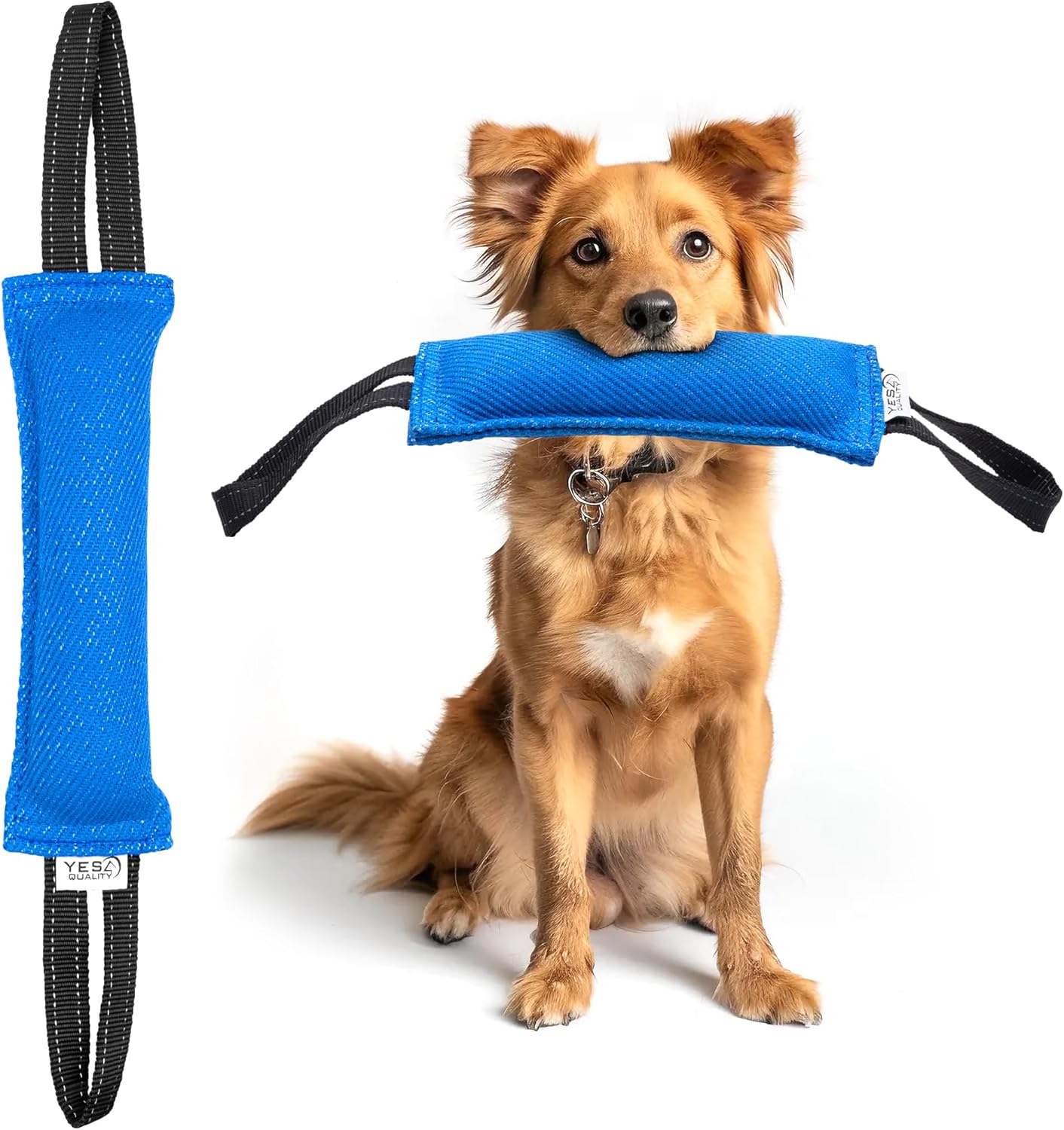 YES4QUALITY Dog Bite Tug Toy - 30x9cm, Blue -...