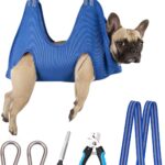 10 in 5 Pet Grooming Hammock Harness with Nail…