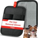 Pet Hair Removal Glove，Static Electricity Grooming…