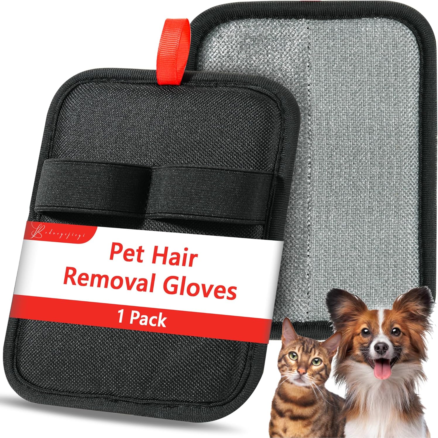 Pet Hair Removal Glove，Static Electricity Grooming...