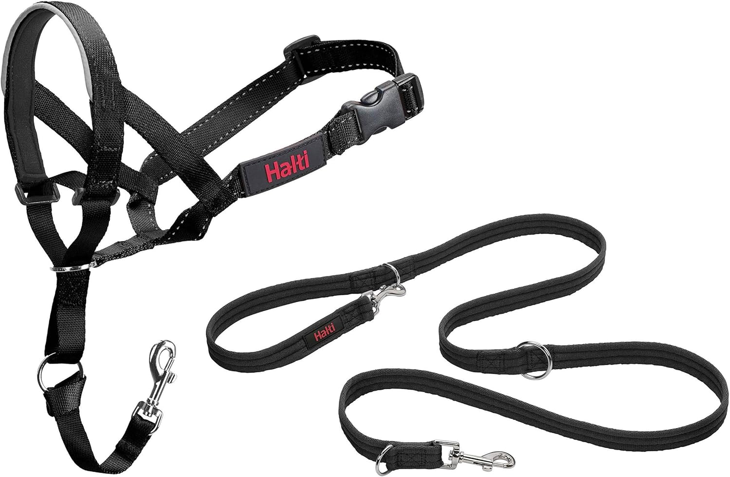 HALTI Headcollar Size 3, Black & HALTI Training... 1 HALTI Headcollar Size 3, Black & HALTI Training…