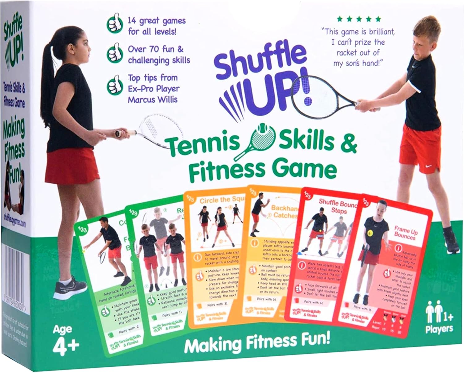 Shuffle Up Tennis Games - Family Games with 70+...