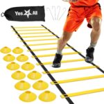 Yes4All Agility Ladder 8/12/20 Rungs, up to 7.6M,…