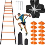 Pro Speed Agility Training Set,Includes 12 Rung…